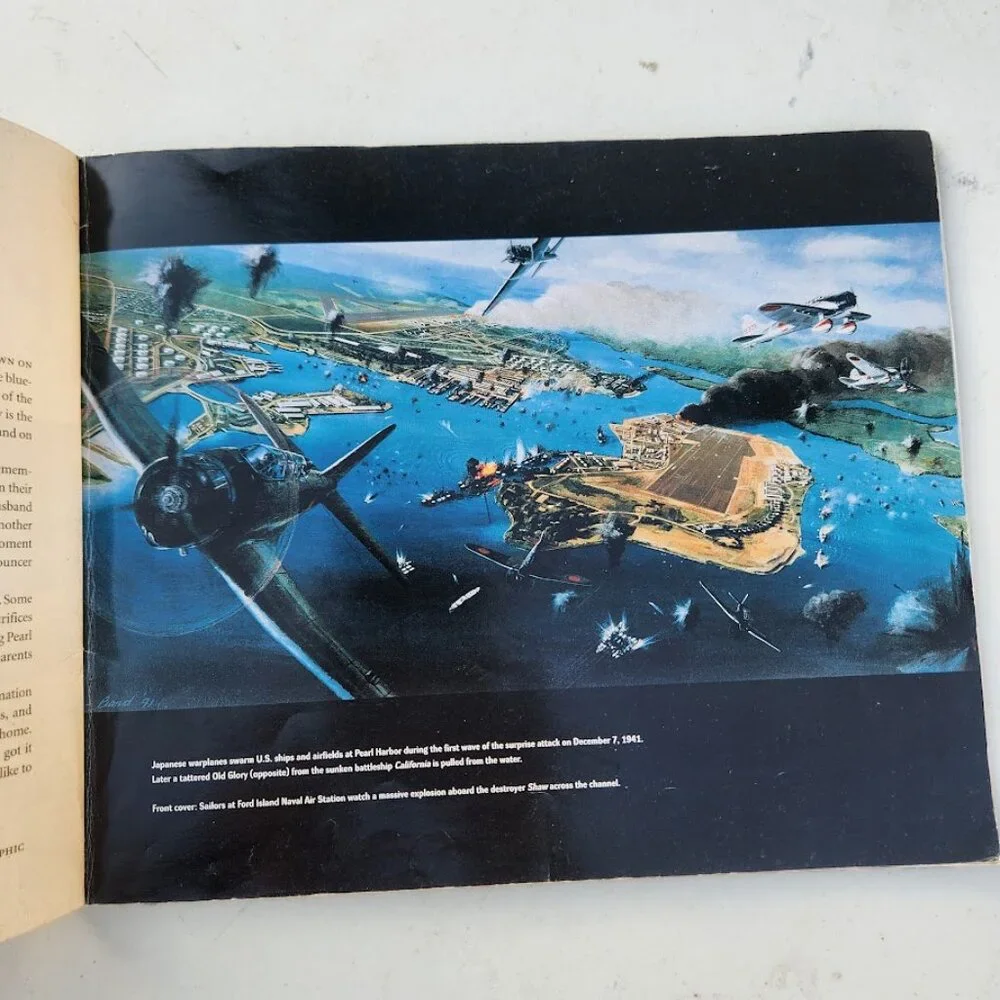 Pearl Harbor National Geographic Collector's Edition World War 2 WWII Book Great